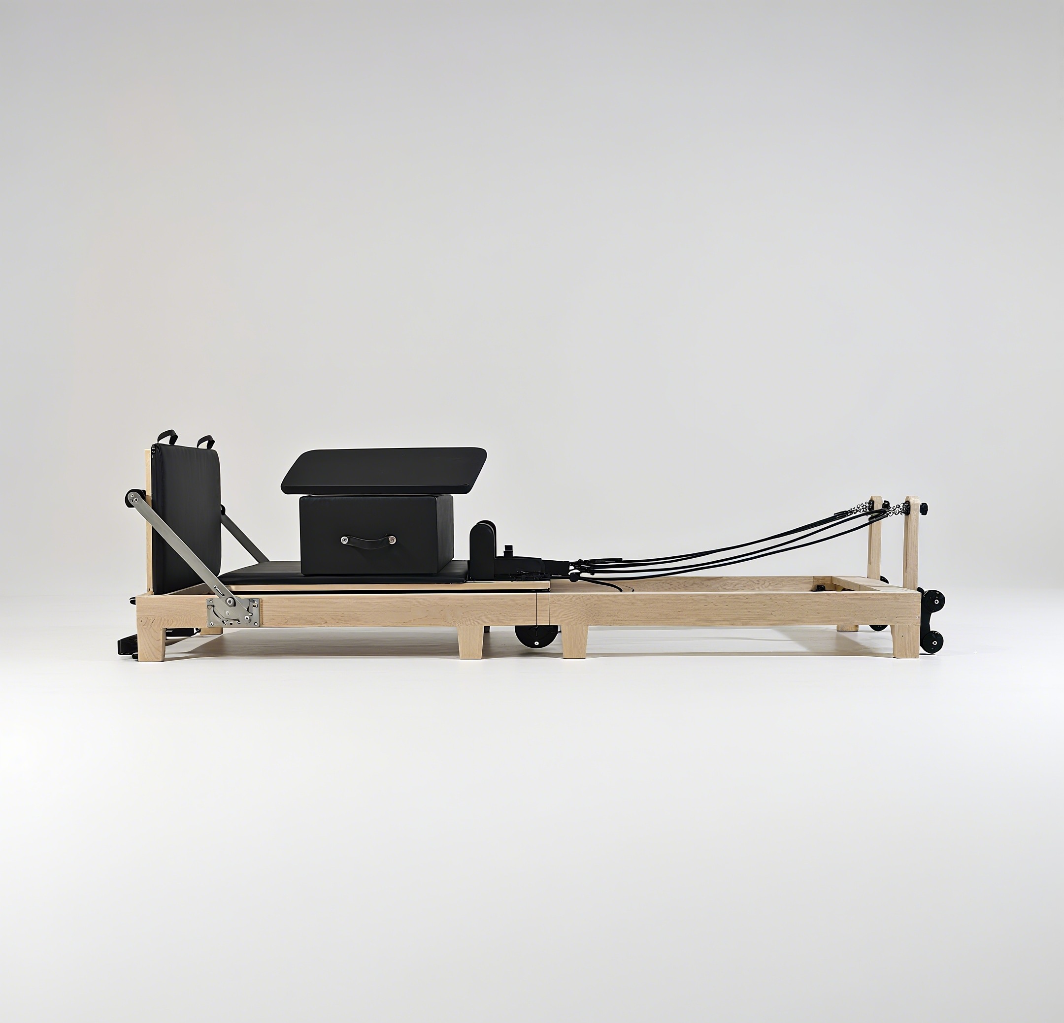 Pilates & Yoga Training Center - Foldable Maple Wood Pilates Reformer with
