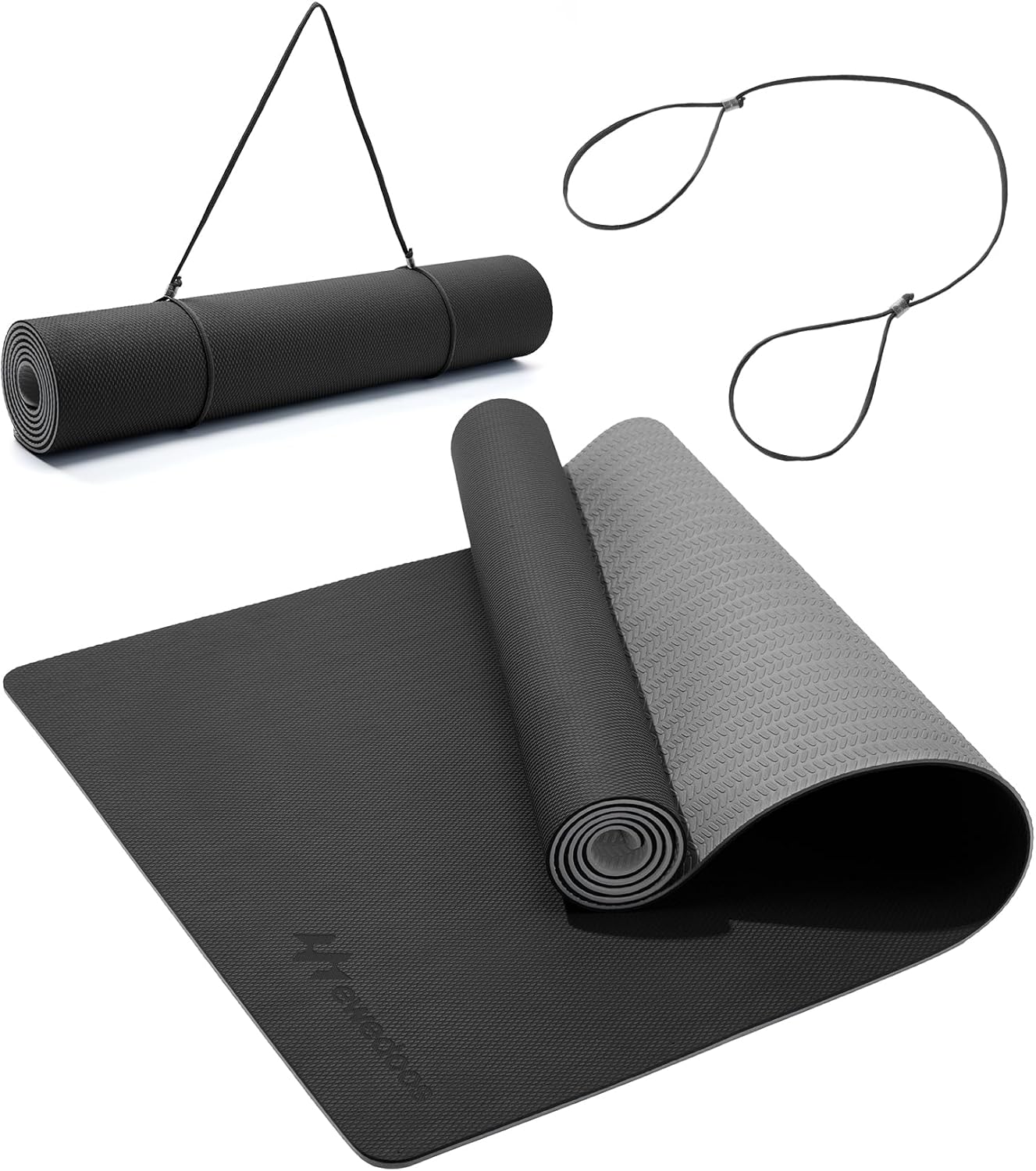 Pilates X Yoga - Thick TPE Yoga Mat Non Slip