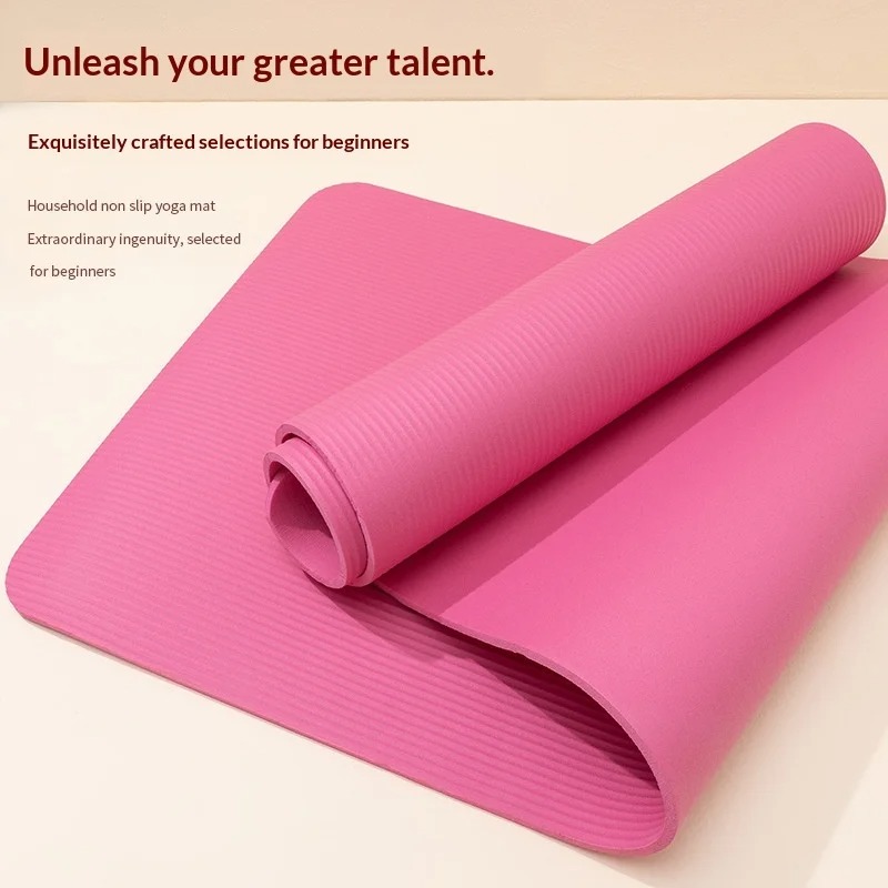 Extra Thick Non Slip Yoga Mat  - Pilates Yoga Home Workout avaliação e preço