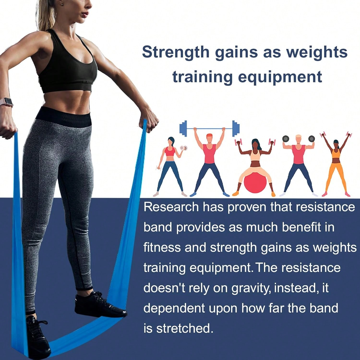 AZURELIFE Resistance Bands, Pr - Pilates Yoga Tone avaliação e preço