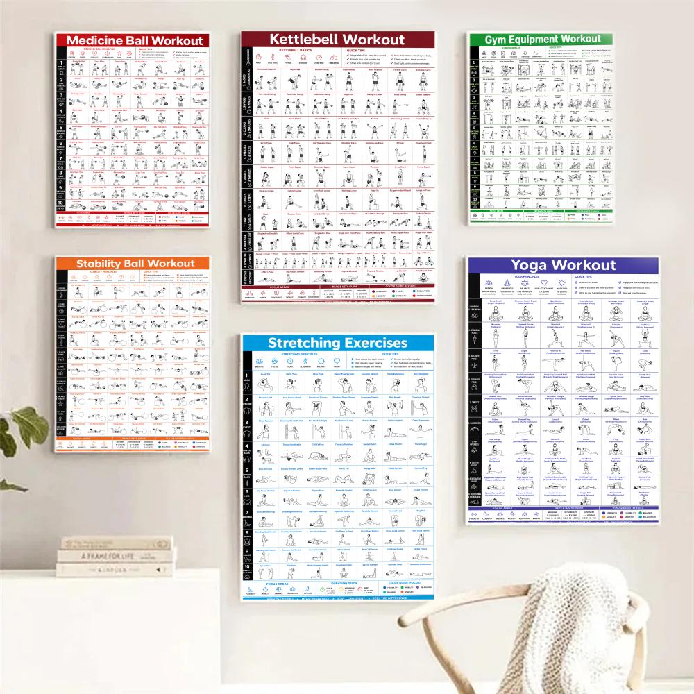 Yoga Pilates Training Chart Pa - Pilates Yoga Room avaliação e preço