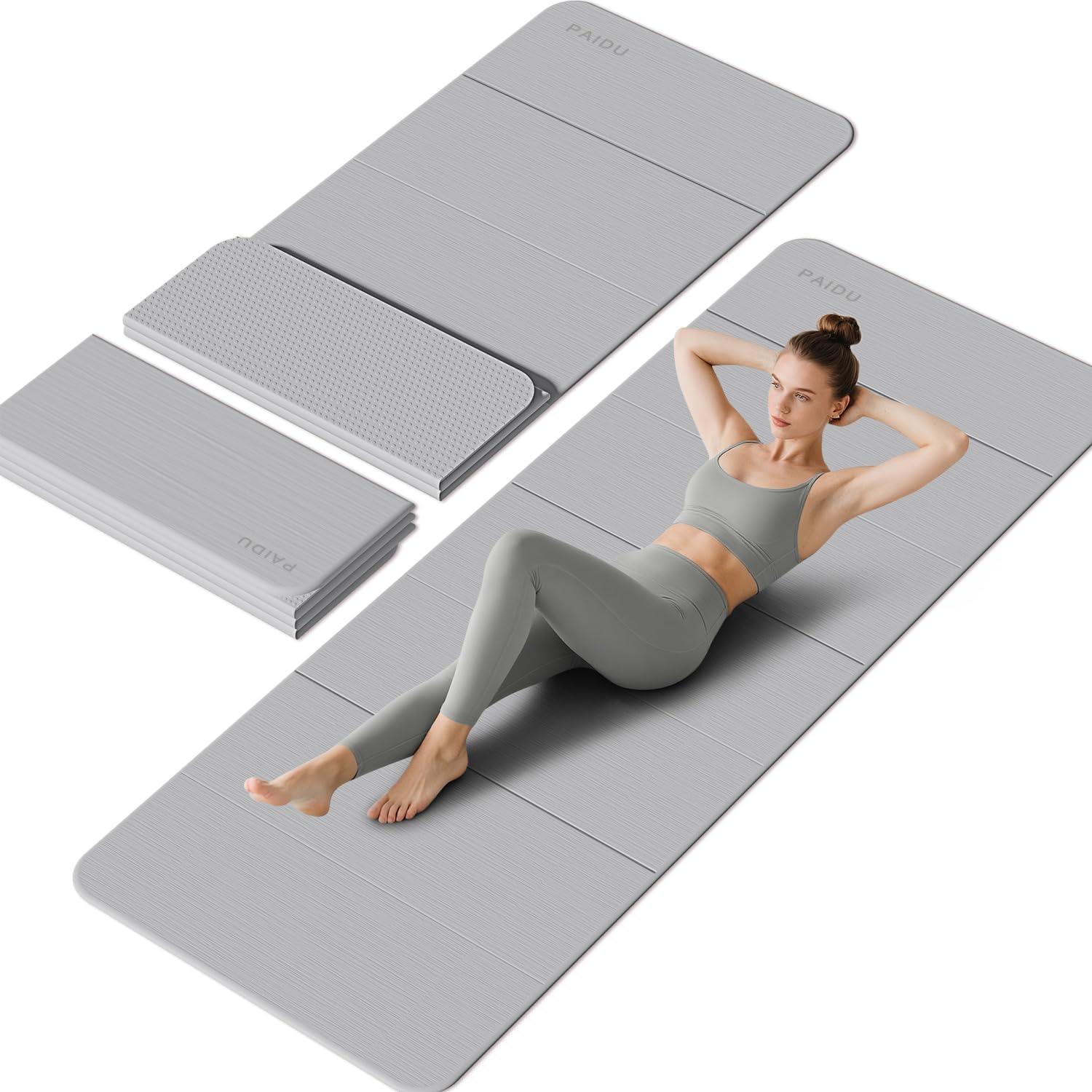 Foldable Yoga Mat 10mm Extra T - Pilates Yoga Home Workout avaliação e preço