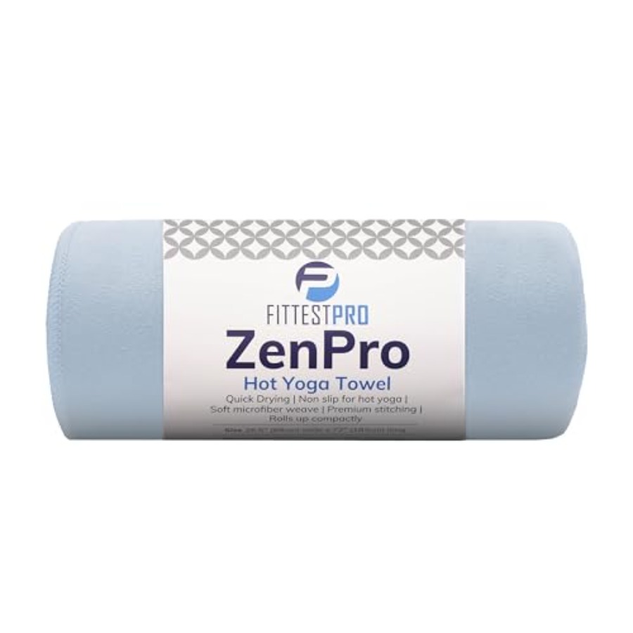 Non-Slip Hot Yoga Towel with S - Pilates X Yoga avaliação e preço