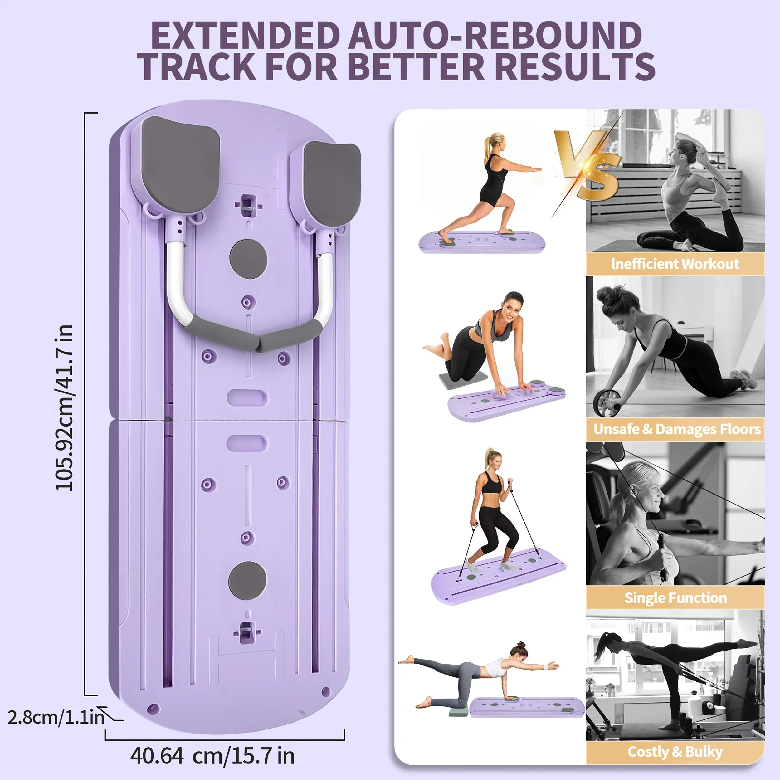 8-in-1 Multi-Functional Foldab - Pilates Yoga Room avaliação e preço