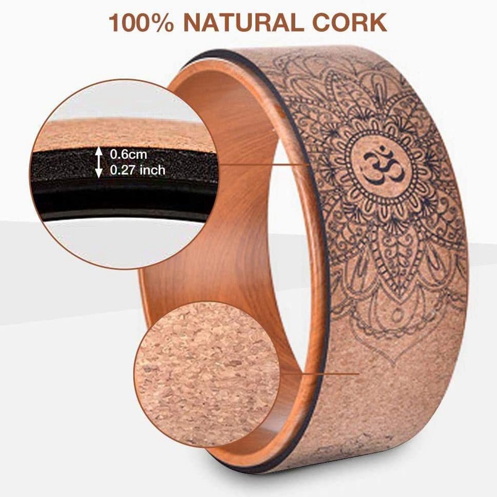 NALFI-Cork Yoga Wheel For Yoga - Yoga Wheel Dharma avaliação e preço