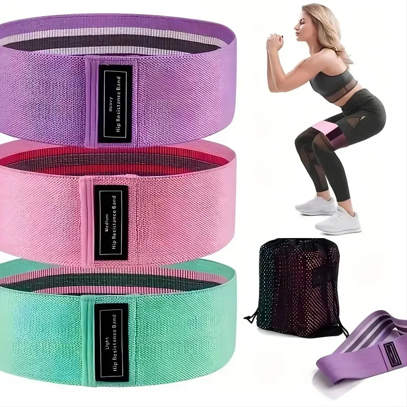 1/3PCS Elastic Bands Fitness R - Pilates Yoga Home Workout avaliação e preço