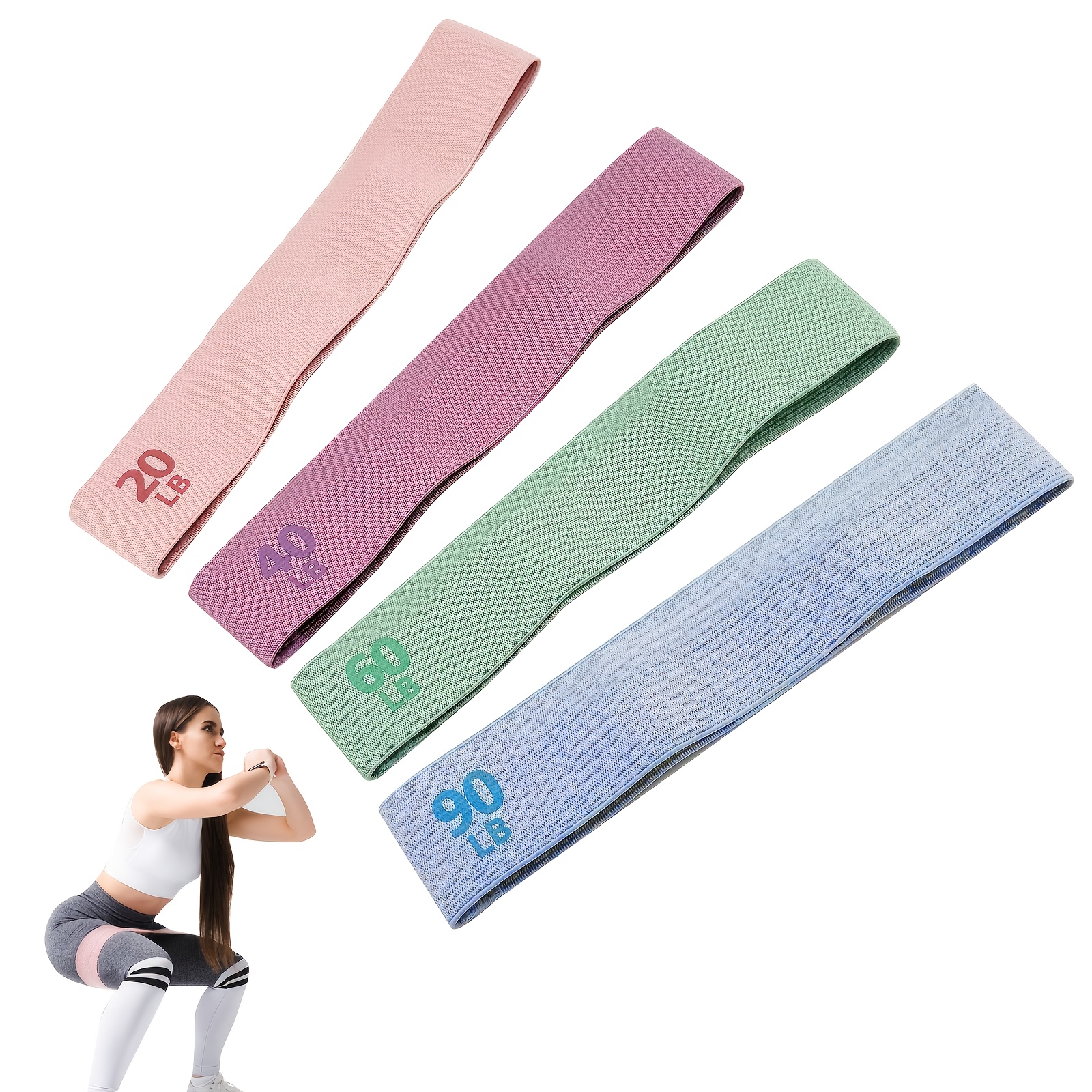 1Pc/4Pcs Fitness Resistance Ba - Pilates Yoga Room avaliação e preço
