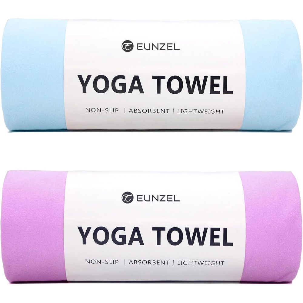Dual Pack Non-Slip Absorbent Y - Pilates X Yoga avaliação e preço