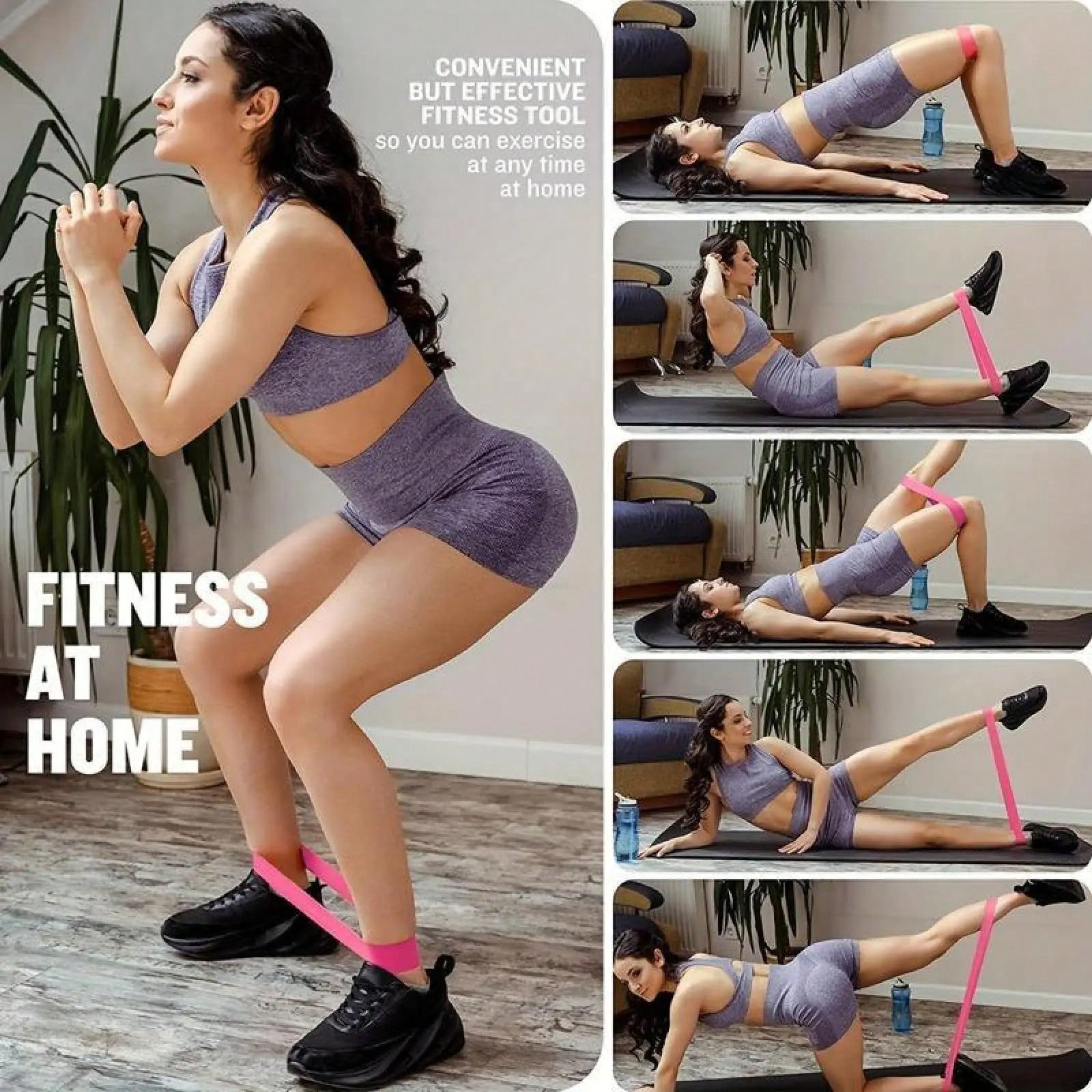 Home Gym Resistance Bands Set  - Pilates Yoga Tone avaliação e preço