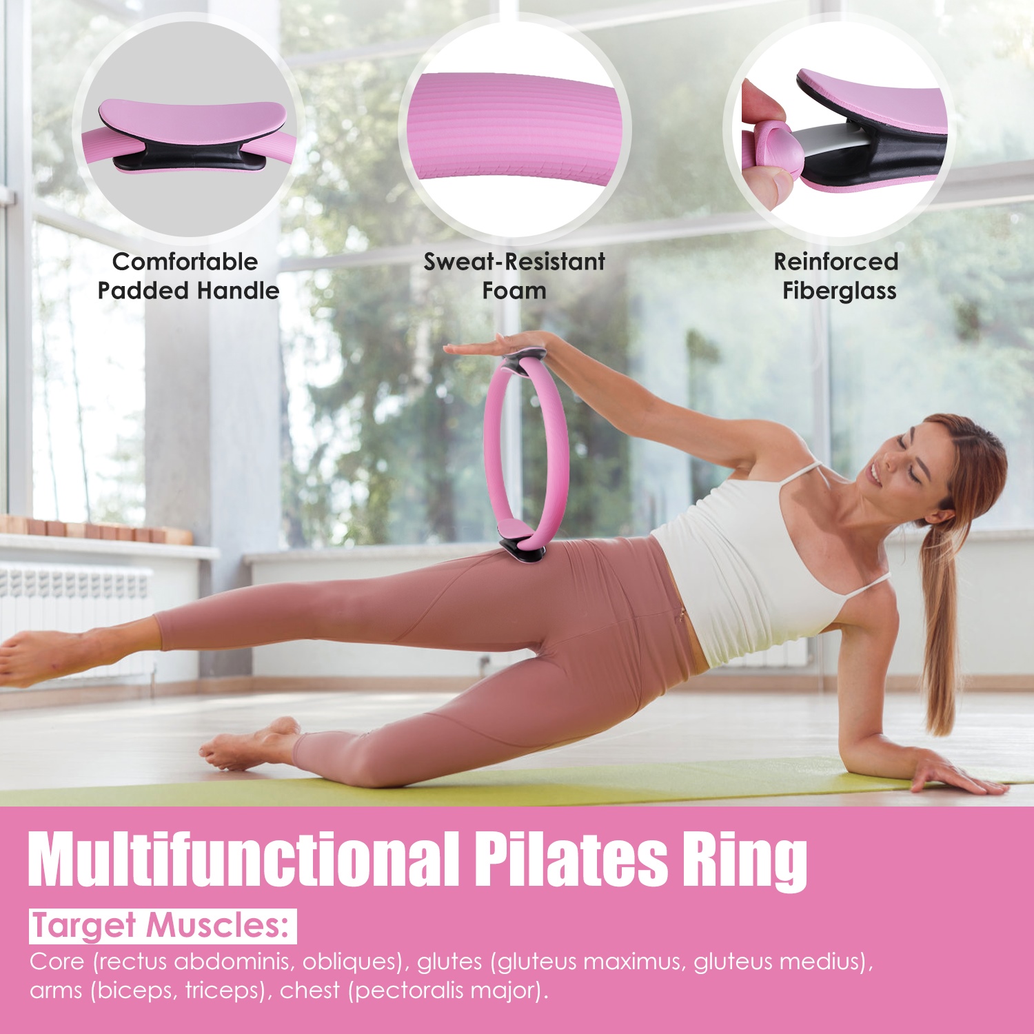USA STOCK 14Pcs Pilates Ring E - Pilates Yoga Tone avaliação e preço