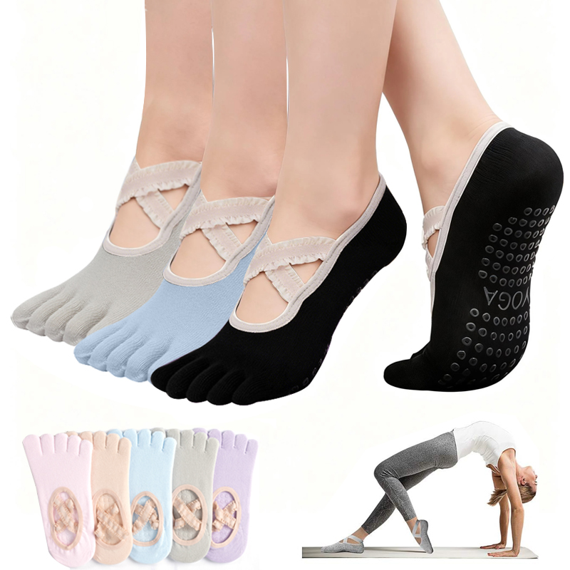 Ladies Non-Slip Pilates Socks  - Pilates And Yoga Studio avaliação e preço