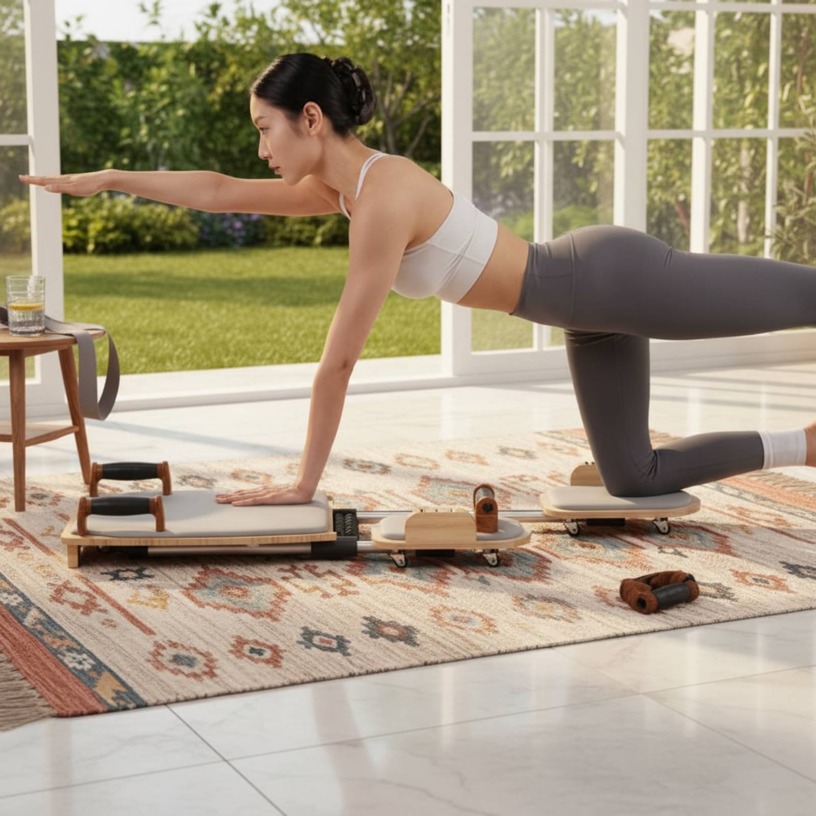 Home Pilates Reformer 6 Spring - Pilates Reformer Spring avaliação e preço