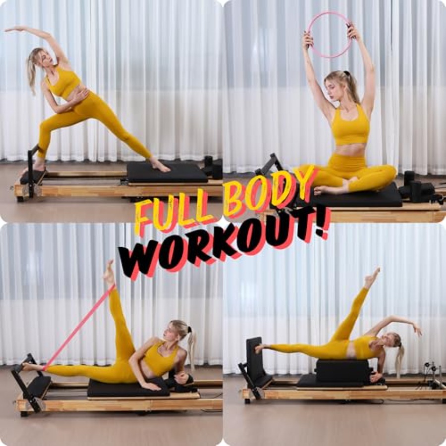 MAX4.0 Pilates Reformer Wood H - Pilates Yoga Home avaliação e preço