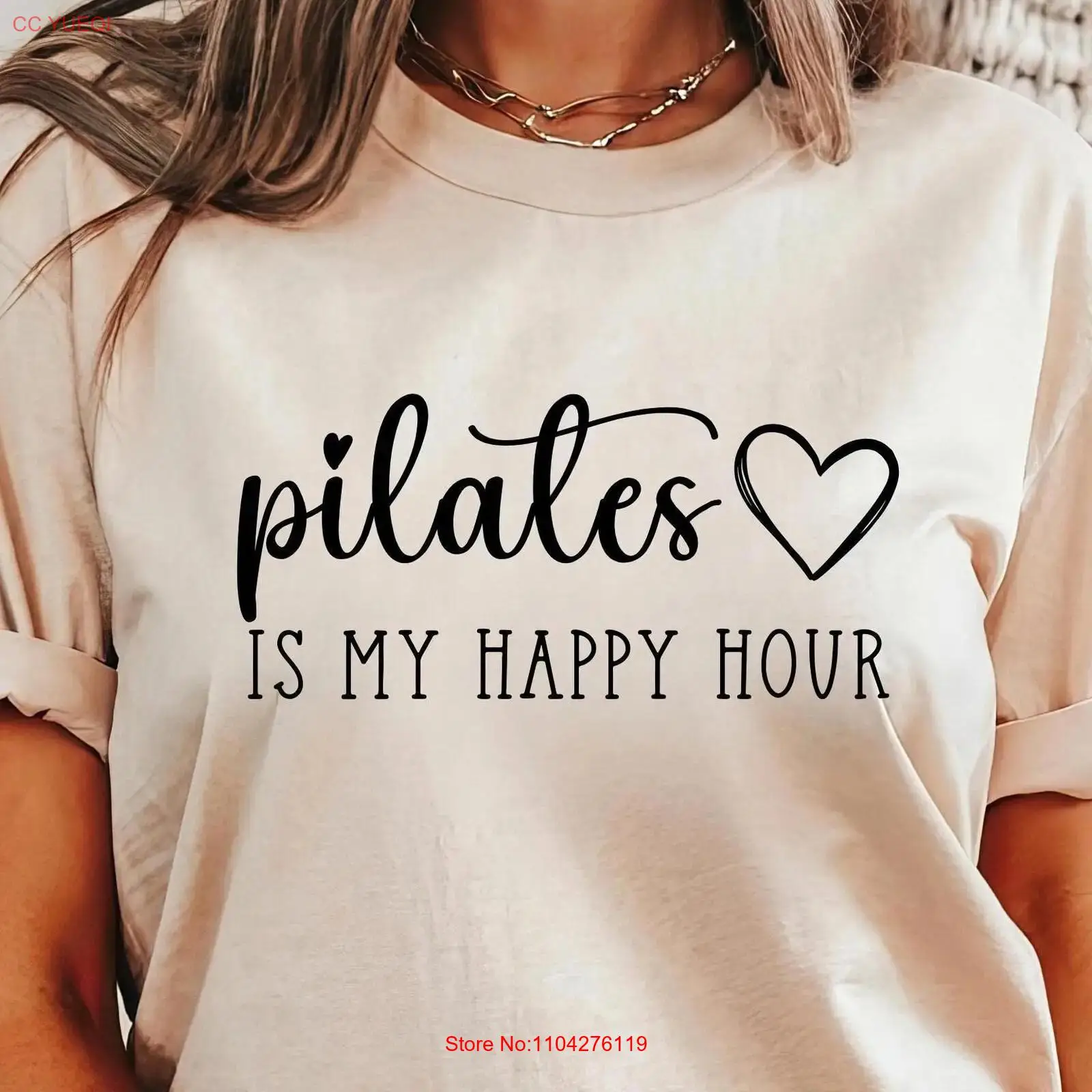 Pilates is my Happy Hour T Shi - Pilates Yoga Instructor avaliação e preço