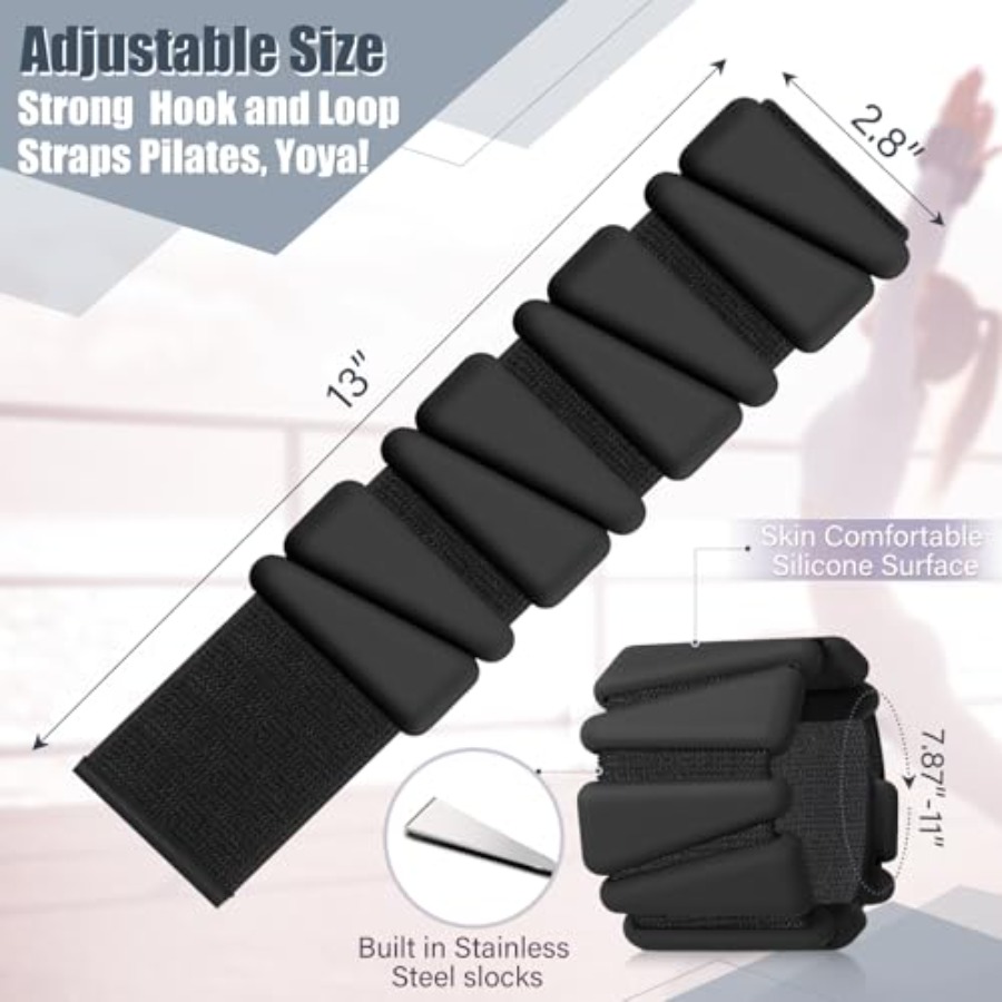 Adjustable Silicone Wrist Ankl - Pilates Yoga Home avaliação e preço