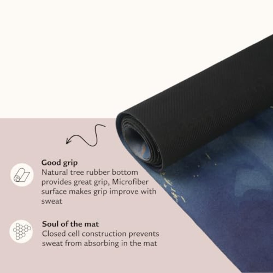 Suede yoga mat - Premium Print - Pilates X Yoga avaliação e preço
