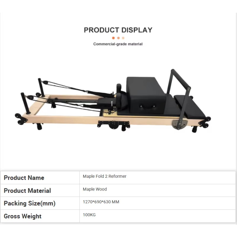 Multifunctional Foldable Maple - Pilates & Yoga Training Center avaliação e preço