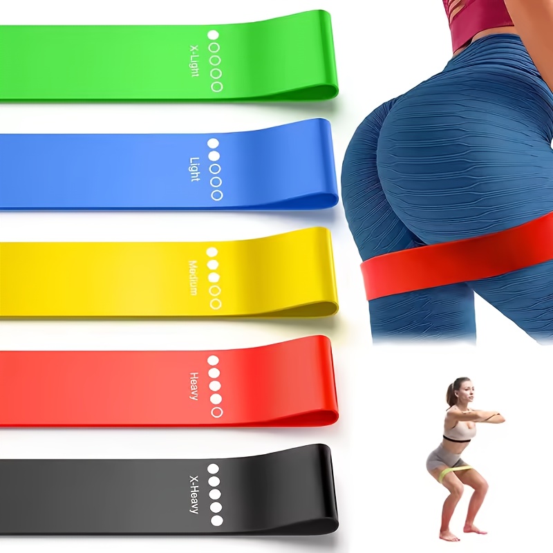 Resistance Bands 5 Levels 10-4 - Pilates Yoga Home Workout avaliação e preço