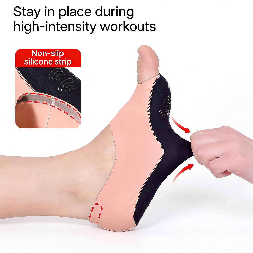 1Pair Toeless Yoga Socks for W - Pilates Yoga Home avaliação e preço