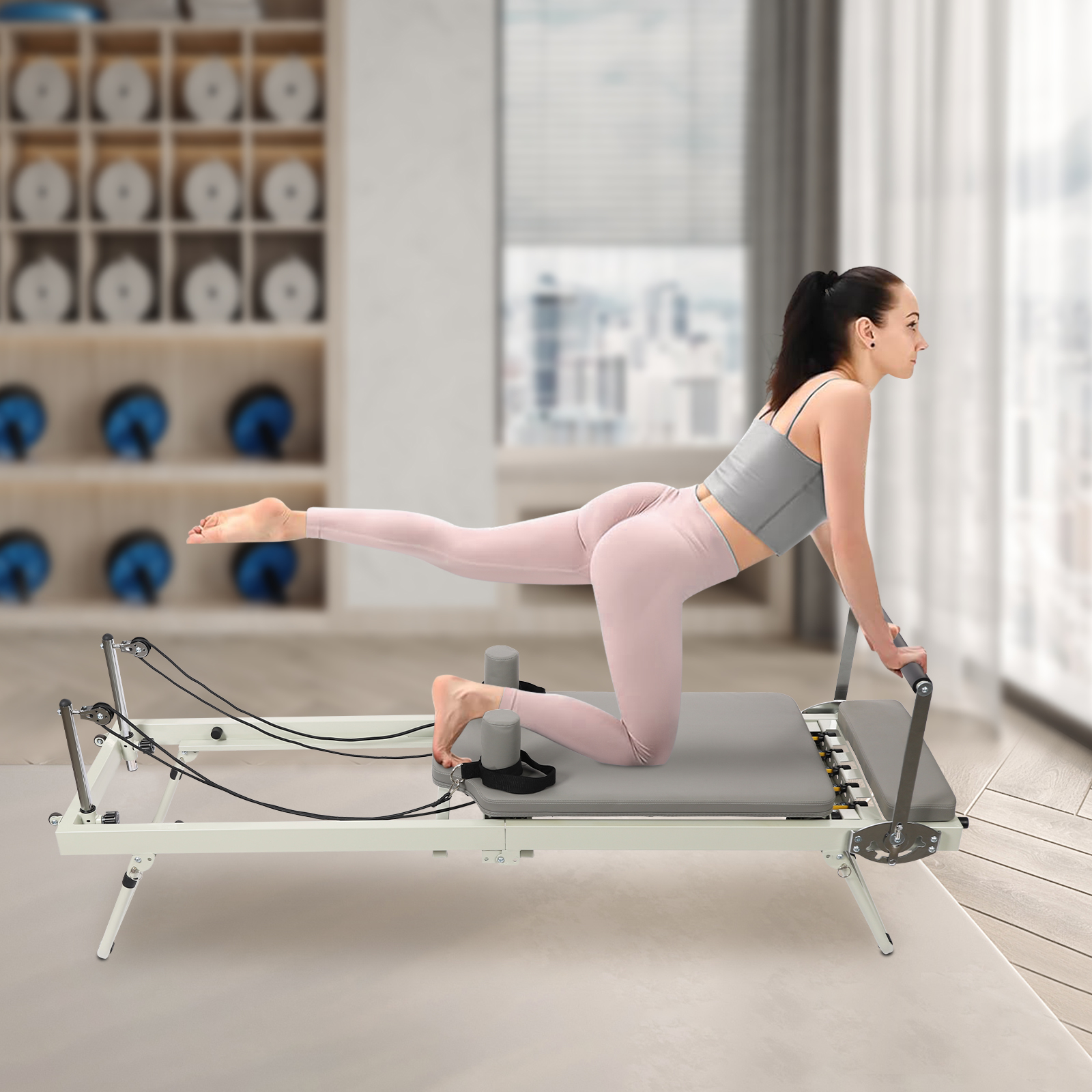 Pilates Reformer, Foldable Ref - Pilates Reformer Spring avaliação e preço