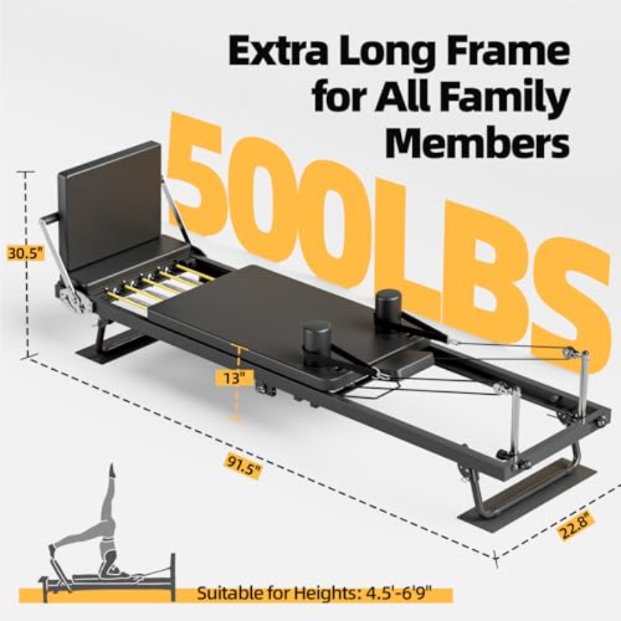 Foldable Pilates Reformer Mach - Pilates Reformer Spring avaliação e preço