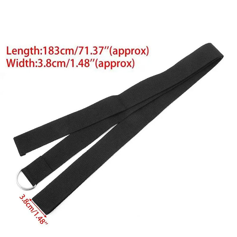 183*3.8cm Yoga Strap Cotton Ex - Pilates Yoga Ring avaliação e preço