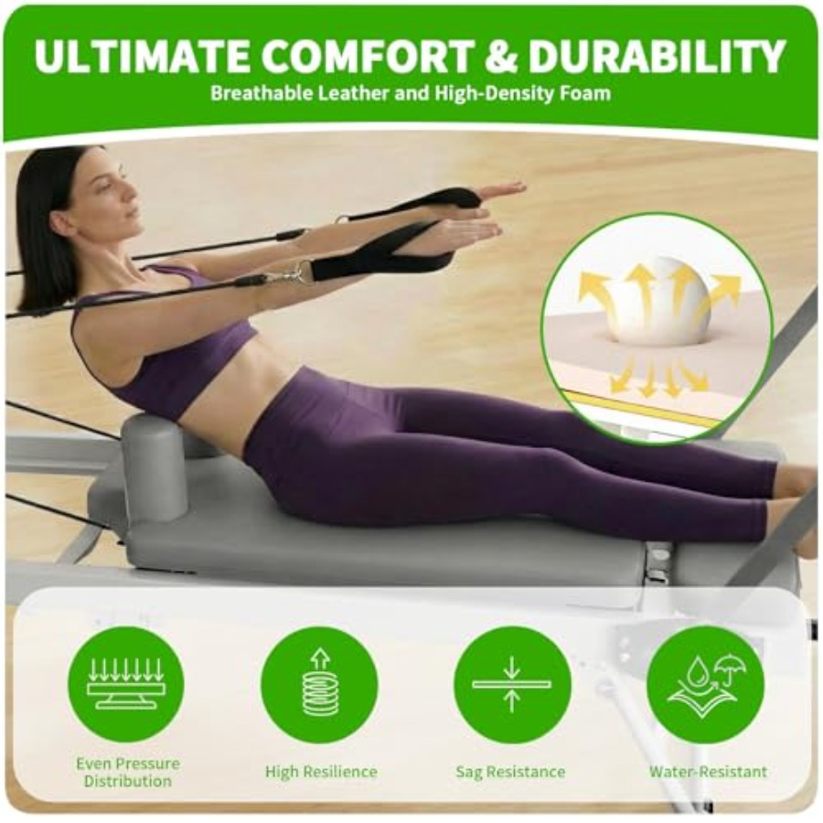 Foldable Pilates Reformer Mach - Pilates Reformer Spring avaliação e preço