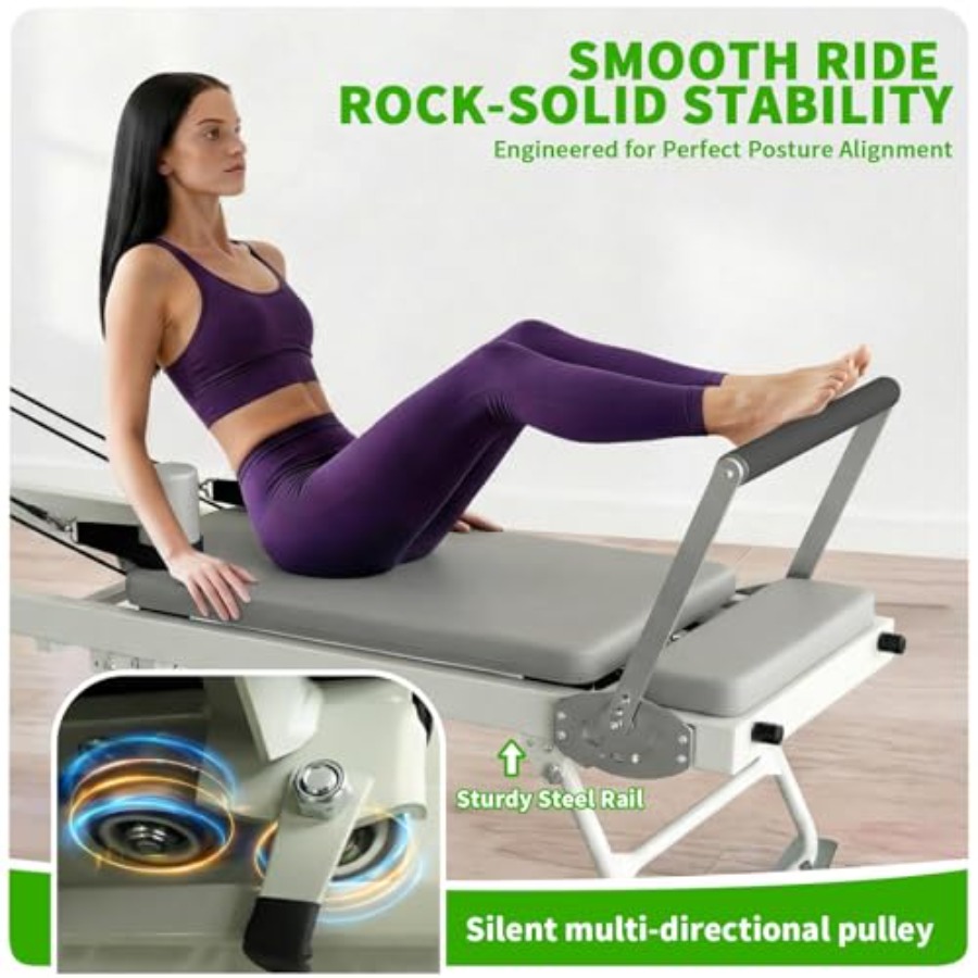 Foldable Pilates Reformer Mach - Pilates Reformer Spring avaliação e preço