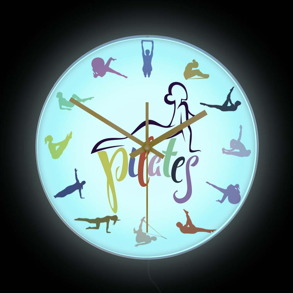 Pilates Pose Colorful Print Wa - Pilates Yoga Room avaliação e preço