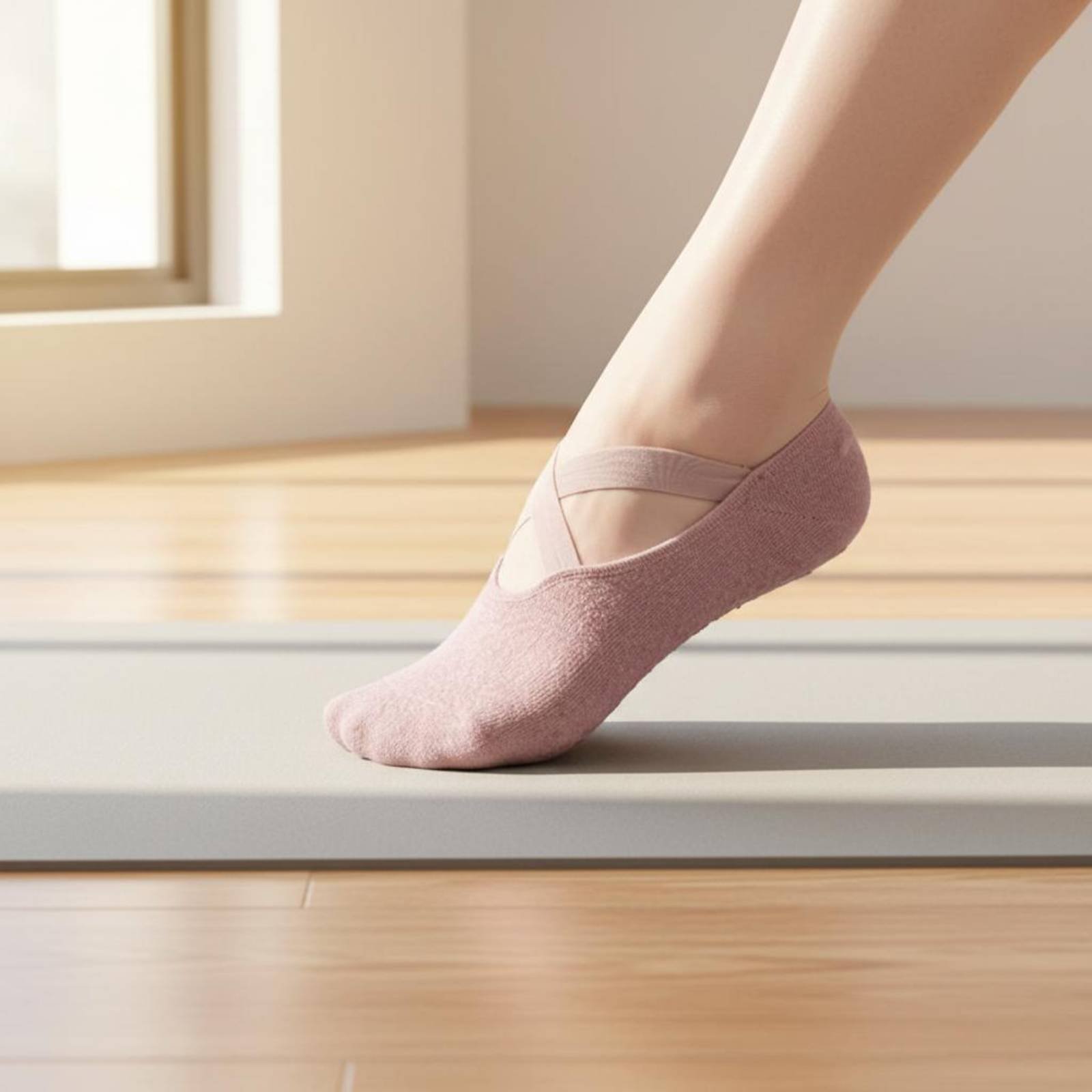 Non Slip Fitness Socks Breatha - Pilates And Yoga Studio avaliação e preço