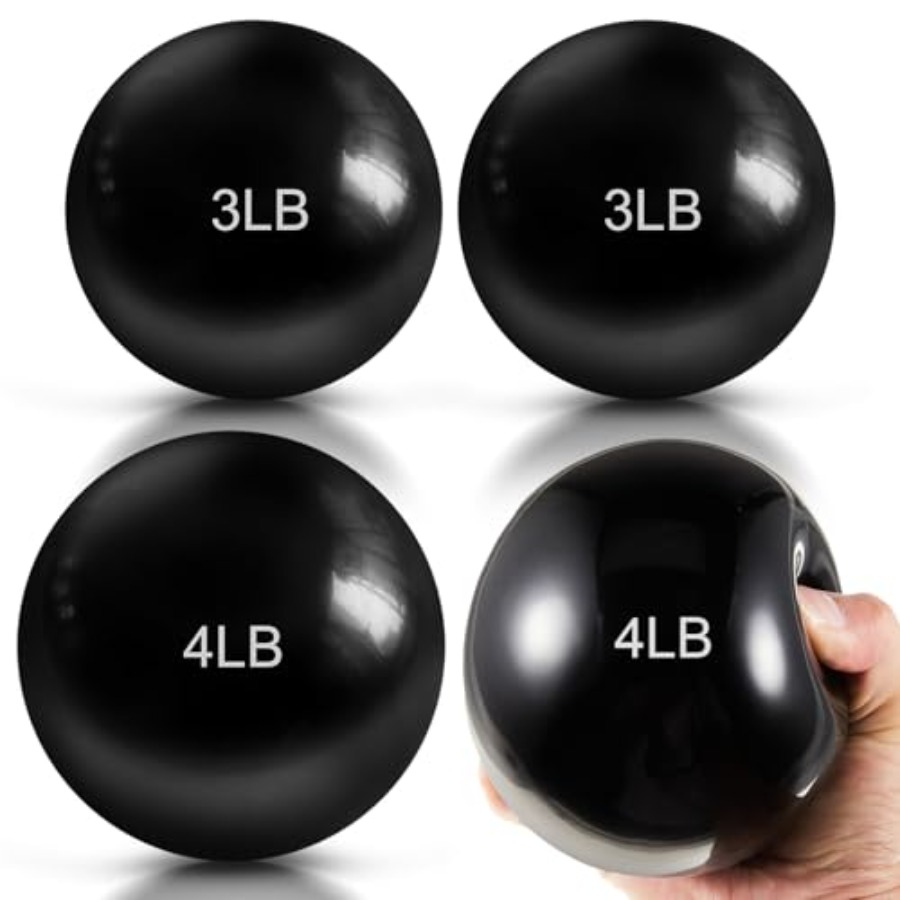 4 Pcs 2lb 3lb 3lb 4lb Weighted - Pilates Yoga Tone avaliação e preço