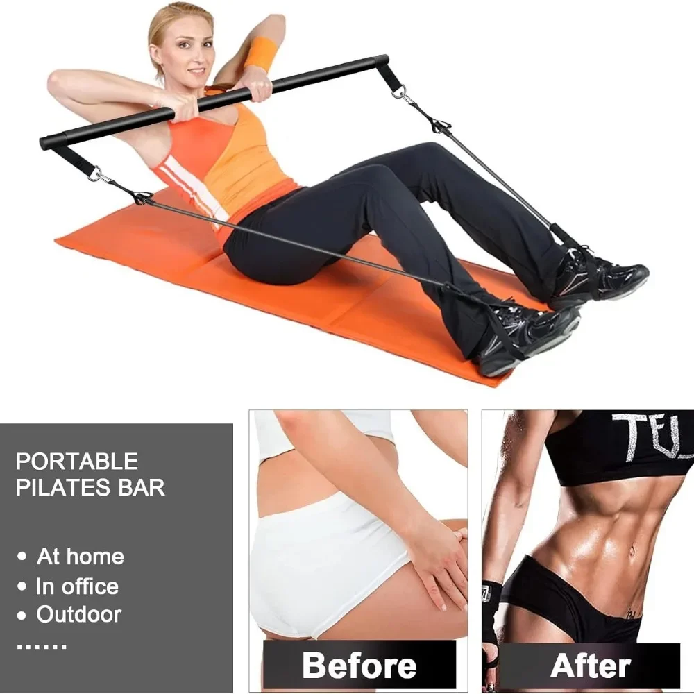 Portable Yoga Pilates Bar Stic - Pilates Yoga Tone avaliação e preço