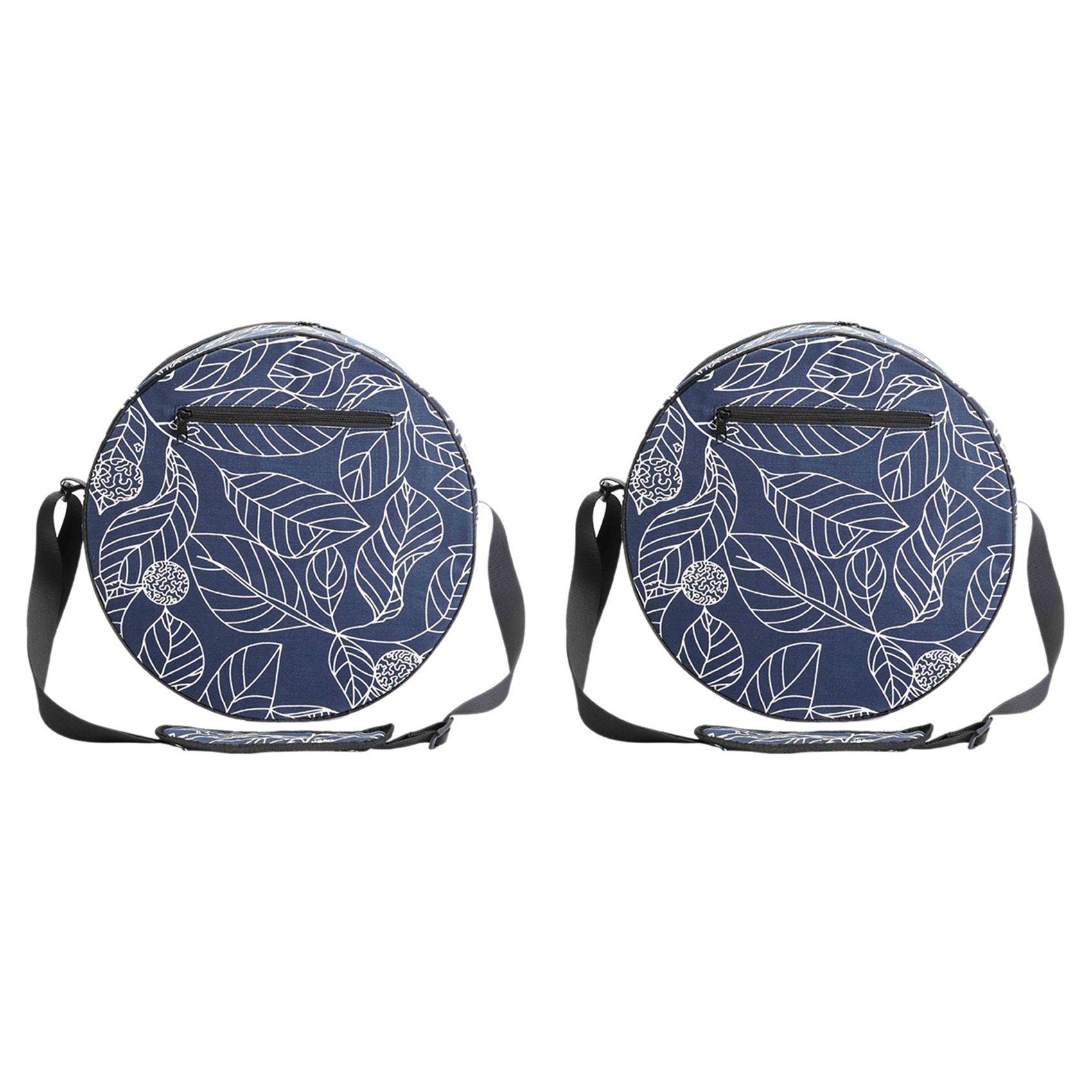 AEF6-2Pcs 33X14cm Canvas Yoga  - Yoga Wheel Dharma avaliação e preço