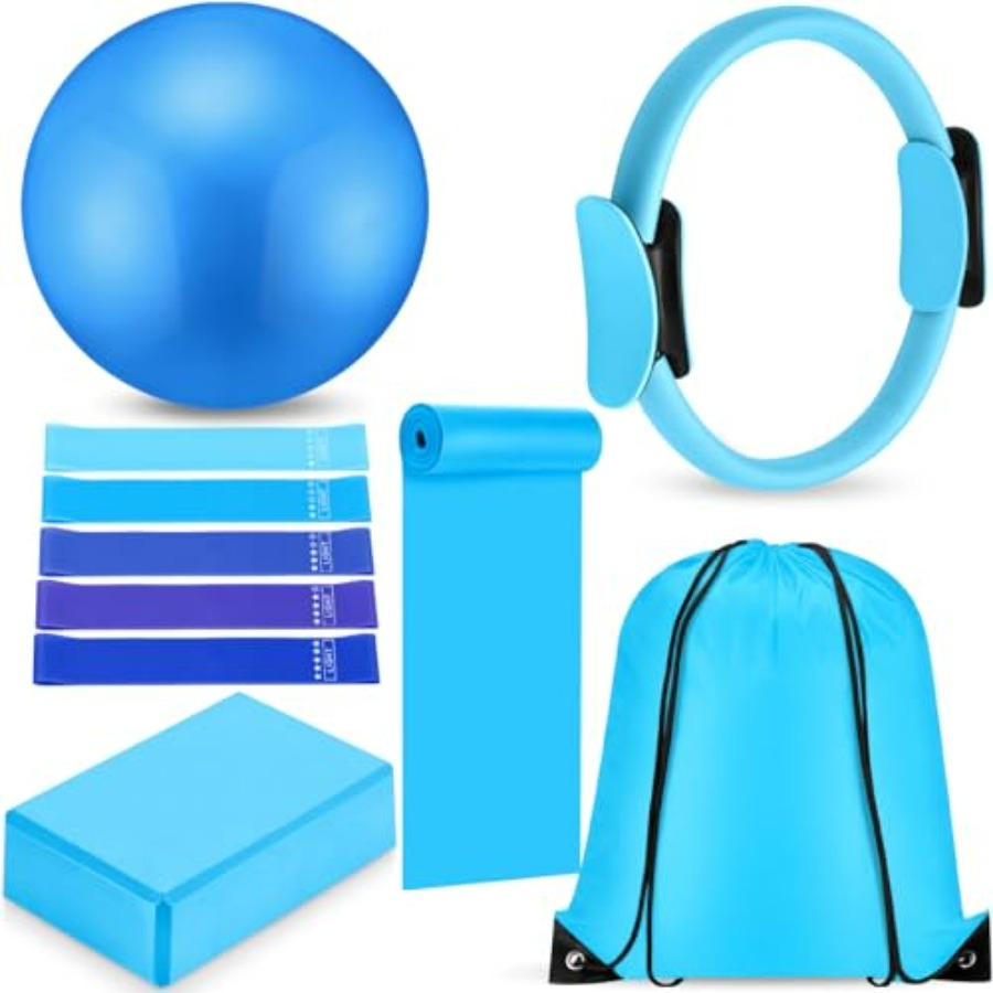 10 Pcs Pilates Ring Blocks Set - Pilates Yoga Ring avaliação e preço