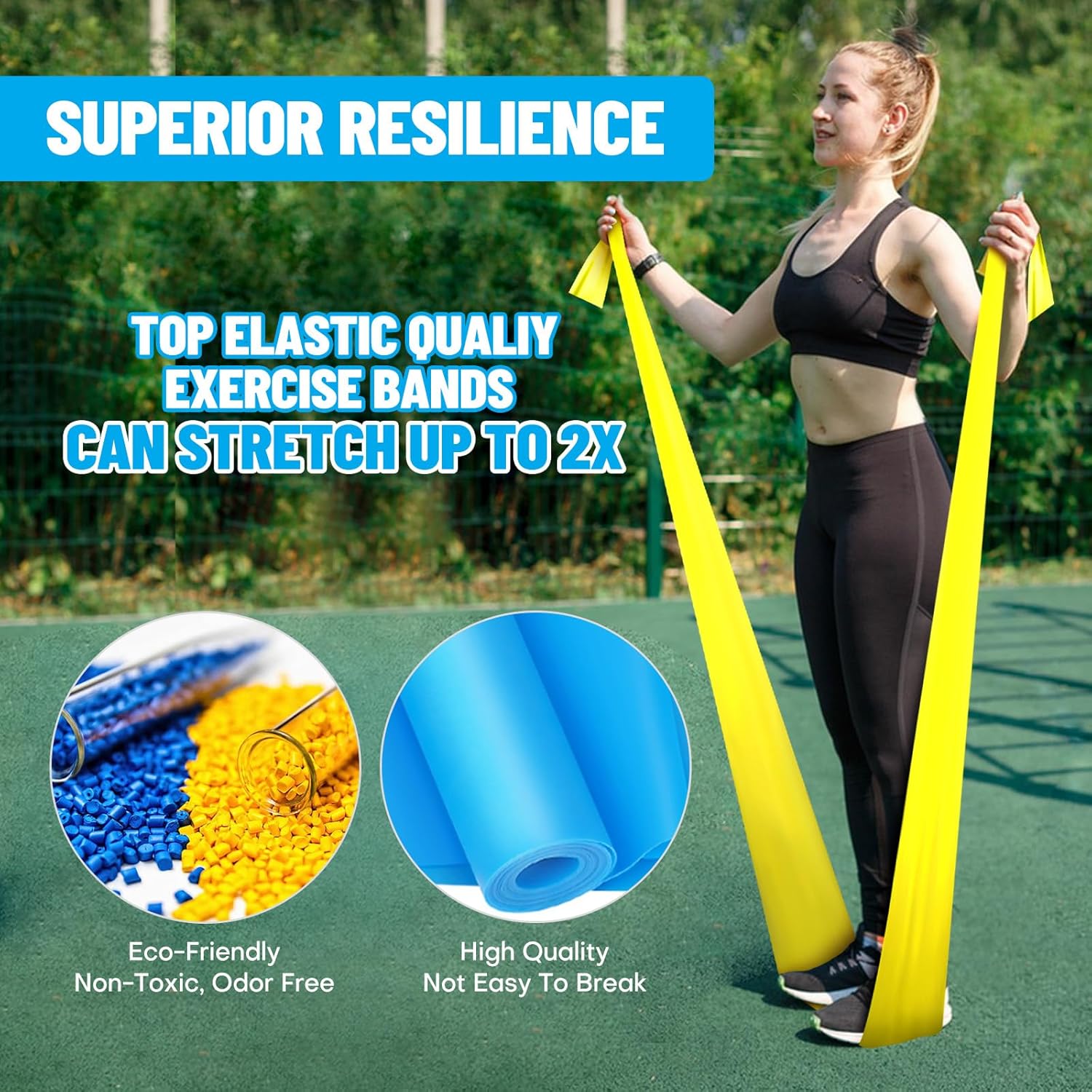Resistance Bands, Professional - Pilates Yoga Home Workout avaliação e preço