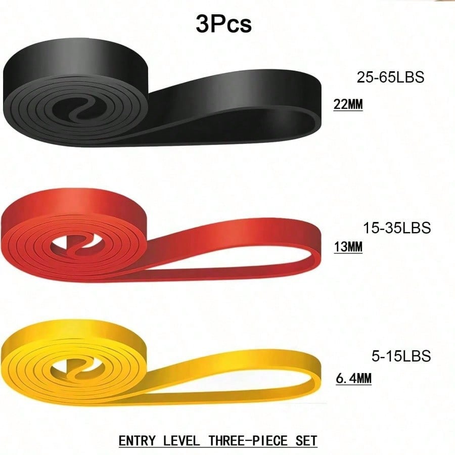 5pcs/Set Resistance Bands Kit, - Pilates Yoga Home Workout avaliação e preço