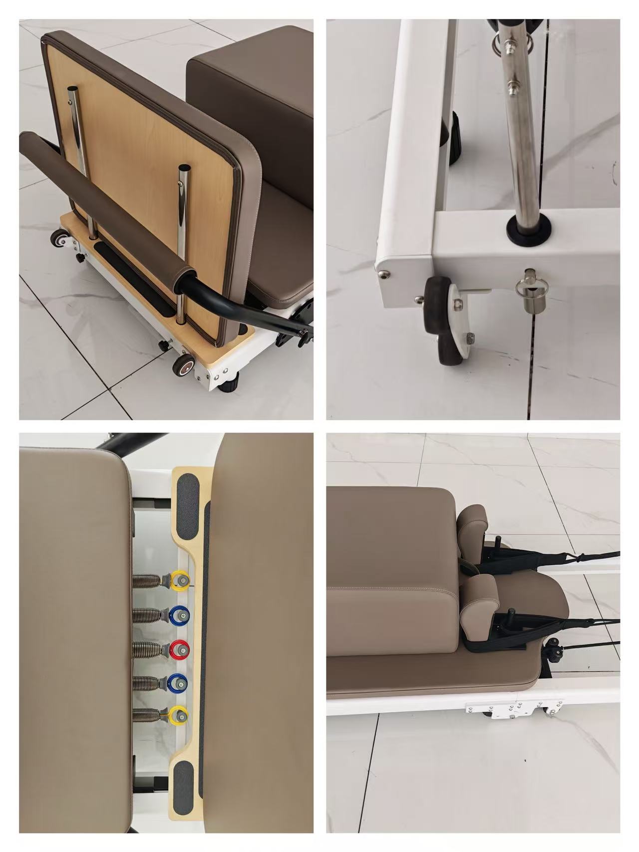Professional Foldable Aluminum - Pilates Reformer Spring avaliação e preço