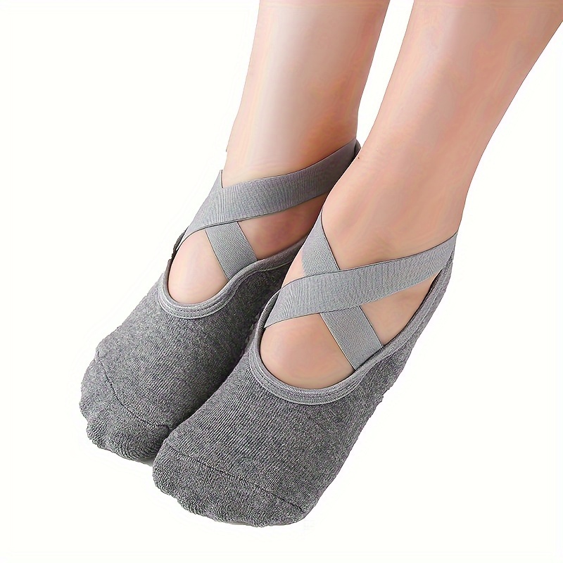 4 Pairs X-cross Yoga Socks for - Pilates X Yoga avaliação e preço