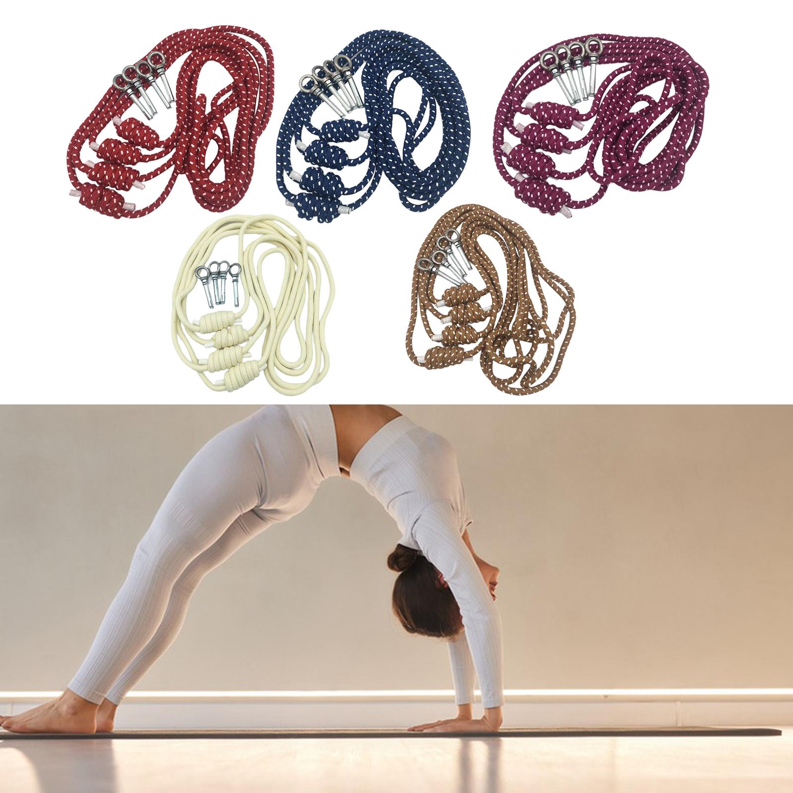 Adjustable Cotton Yoga Wall Ro - Pilates And Yoga Studio avaliação e preço
