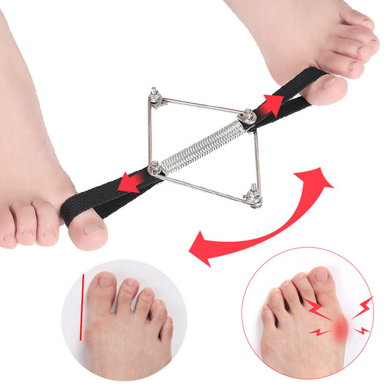 Bunion Corrector Nylon Steel S - Pilates Yoga Wellness avaliação e preço
