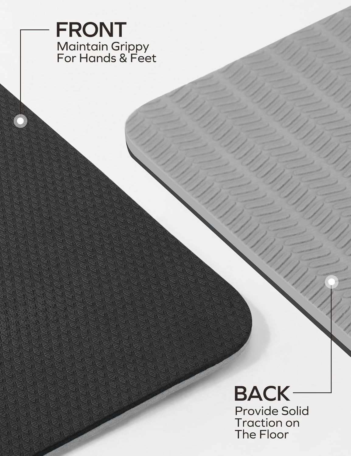 Thick TPE Yoga Mat Non Slip Ec - Pilates X Yoga avaliação e preço