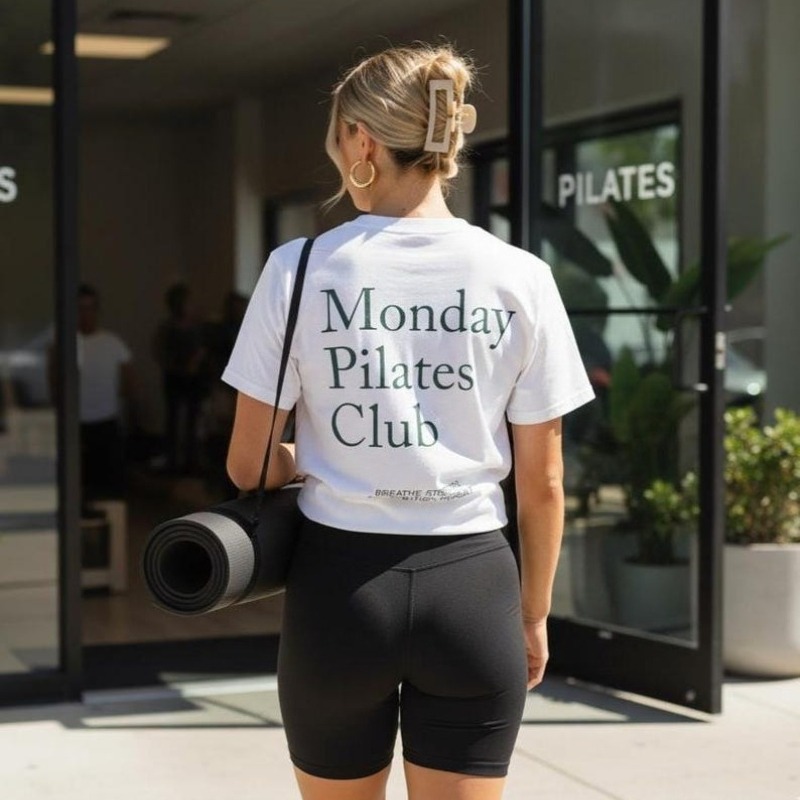 Shirt for Pilates Monday Pilat - Pilates Yoga Wellness avaliação e preço