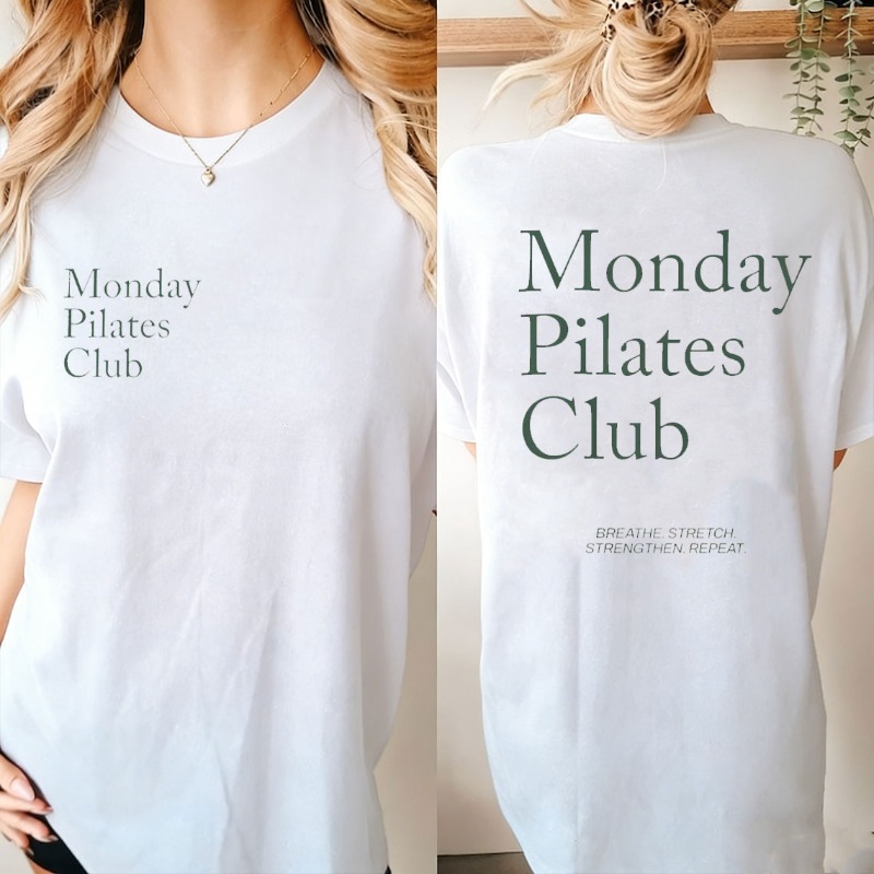 Shirt for Pilates Monday Pilat - Pilates Yoga Wellness avaliação e preço