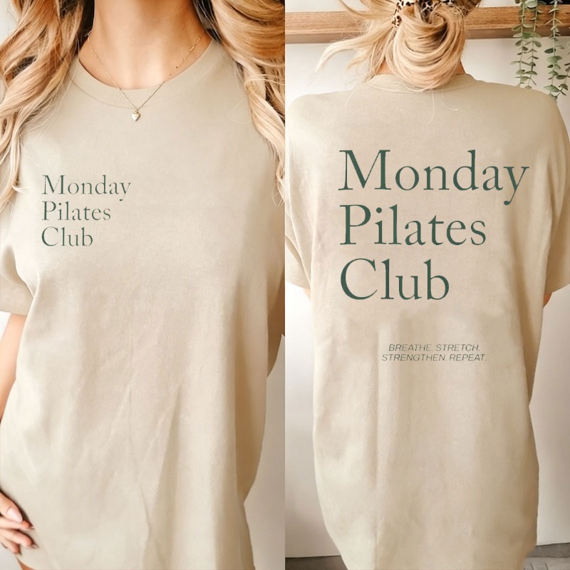 Shirt for Pilates Monday Pilat - Pilates Yoga Wellness avaliação e preço