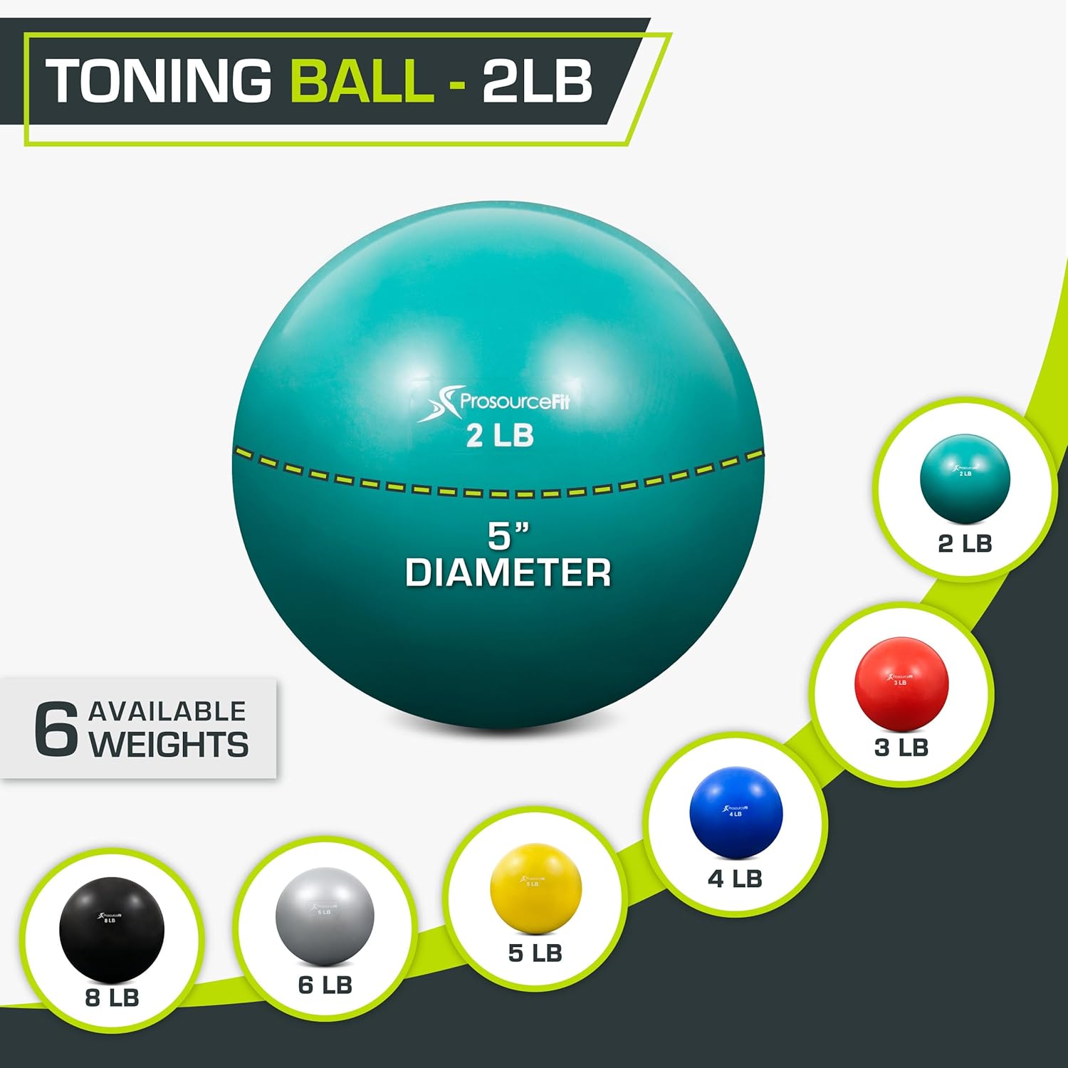 Weighted Toning Exercise Balls - Pilates Yoga Tone avaliação e preço