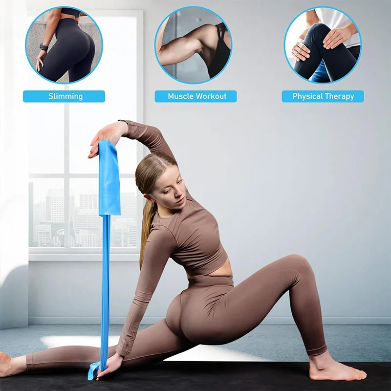 Elastic Yoga Fitness Bands Yog - Pilates Yoga Home Workout avaliação e preço