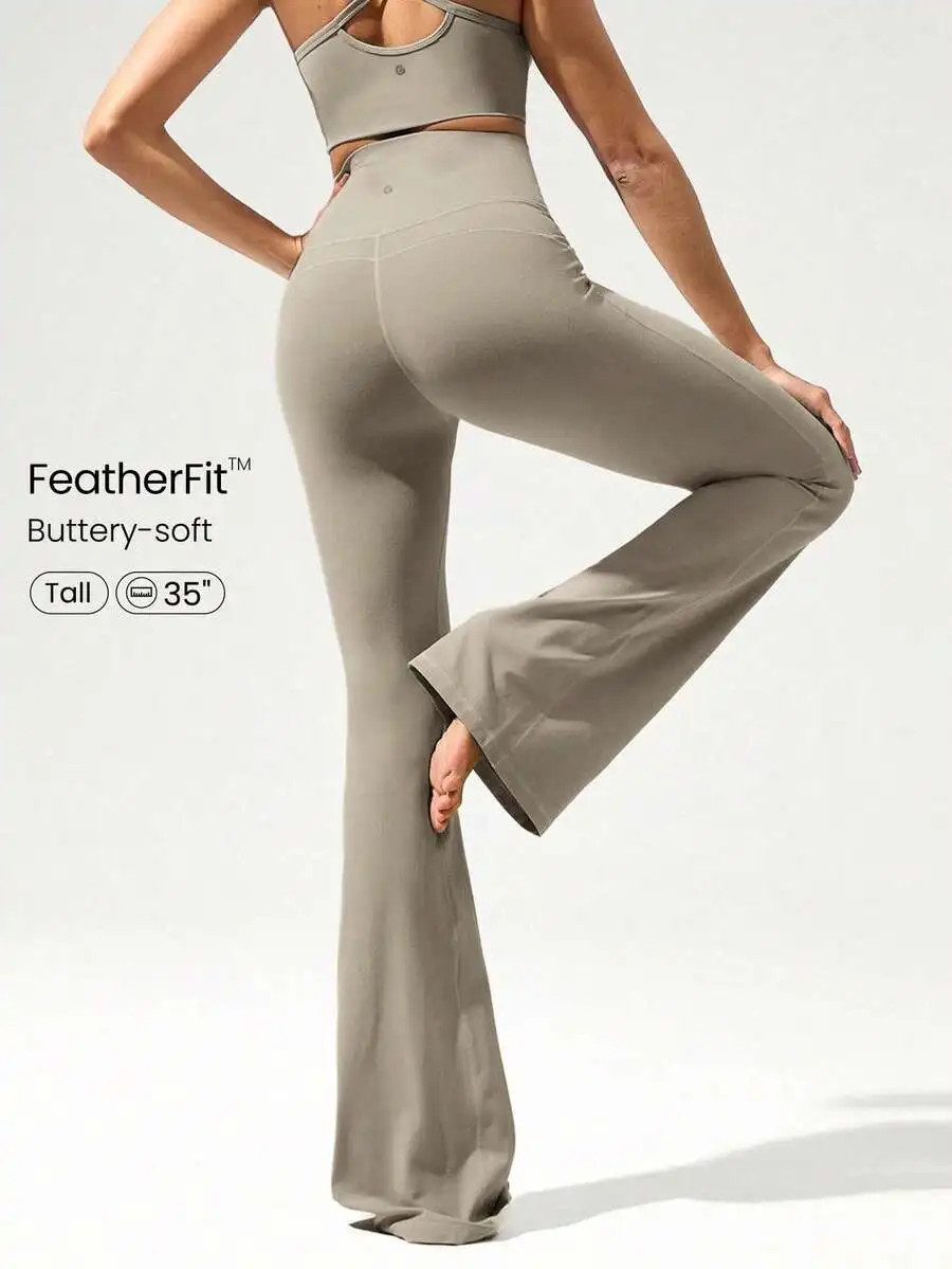 Ultra Long Flare Leggings For  - Pilates And Yoga Studio avaliação e preço