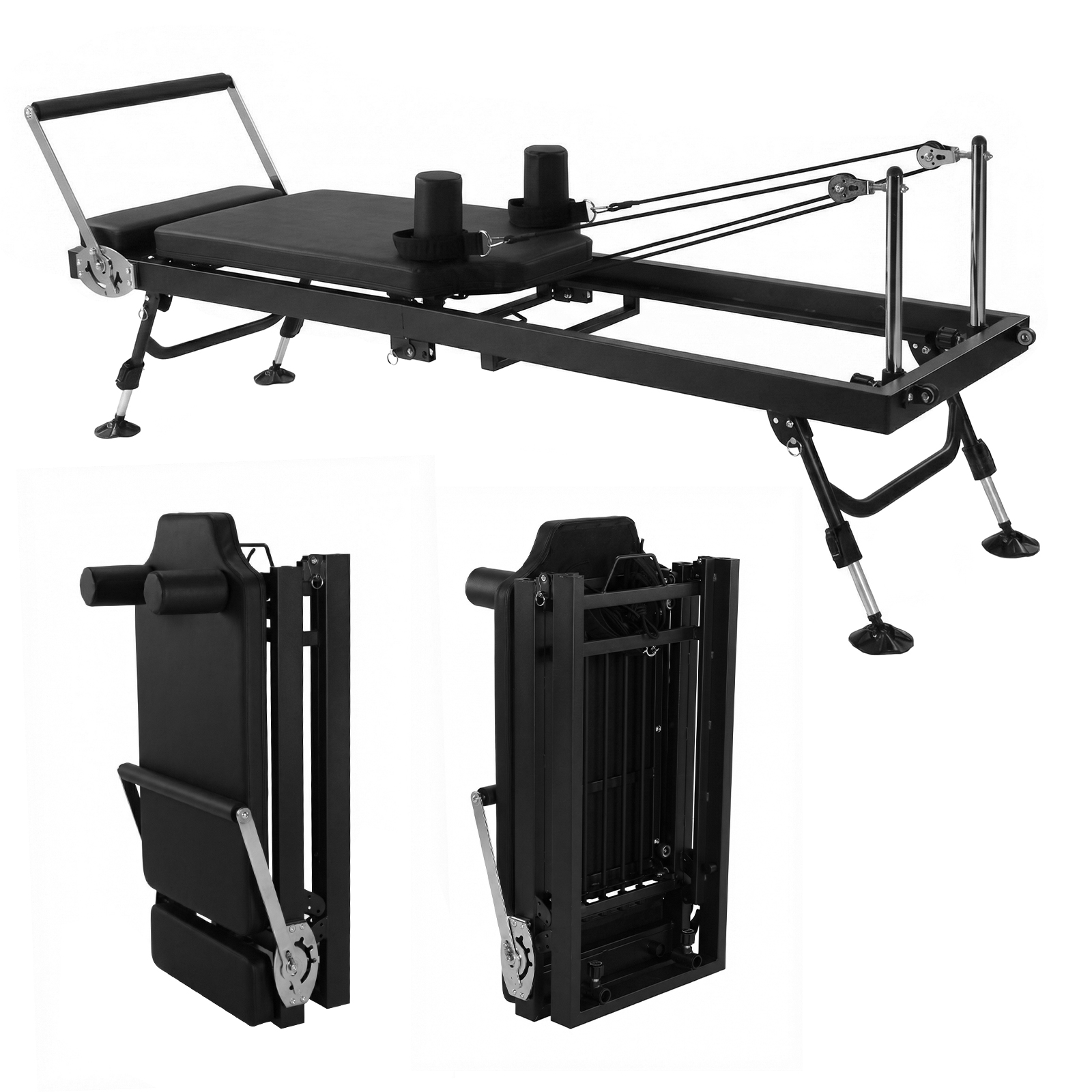 78 In Foldable Pilates Machine - Pilates Reformer Spring avaliação e preço